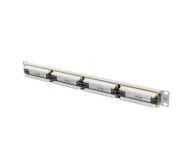 Lanberg Patchpanel 24p 19" 1U UTP 5e (szary) - 457246 - zdjęcie 4